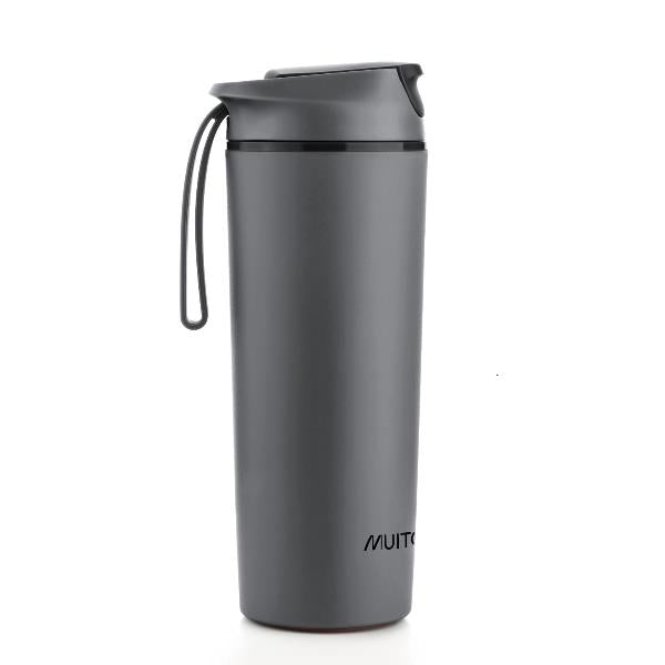 Muitomas borraccia termica Never Fall Down 450 ml nera - foto 2