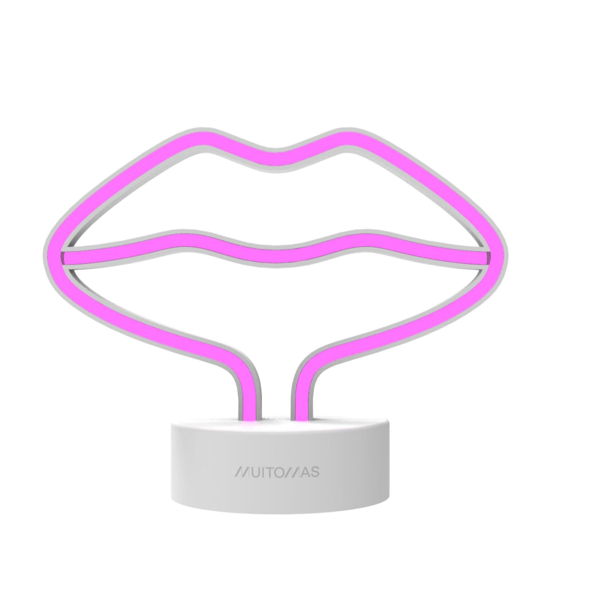 Muitomas lampada neon da tavolo labbra USB-C - foto 1