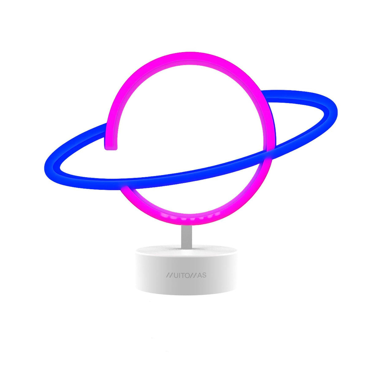 Muitomas lampada neon da tavolo Saturno USB-C - foto 1