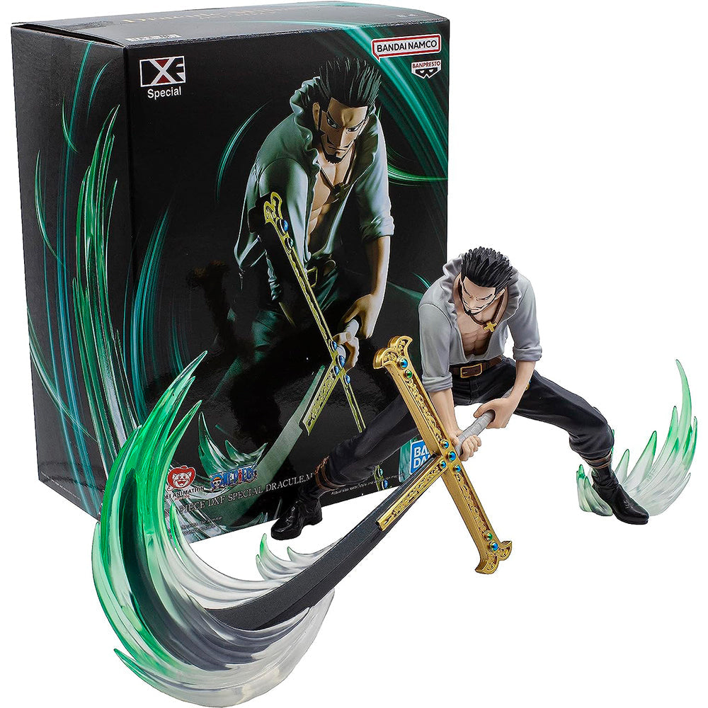 One Piece – Dracule Mihawk DXF Special – statuetta in primo piano