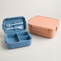 Lunch box Muitomas Small Blu con scomparti e posate